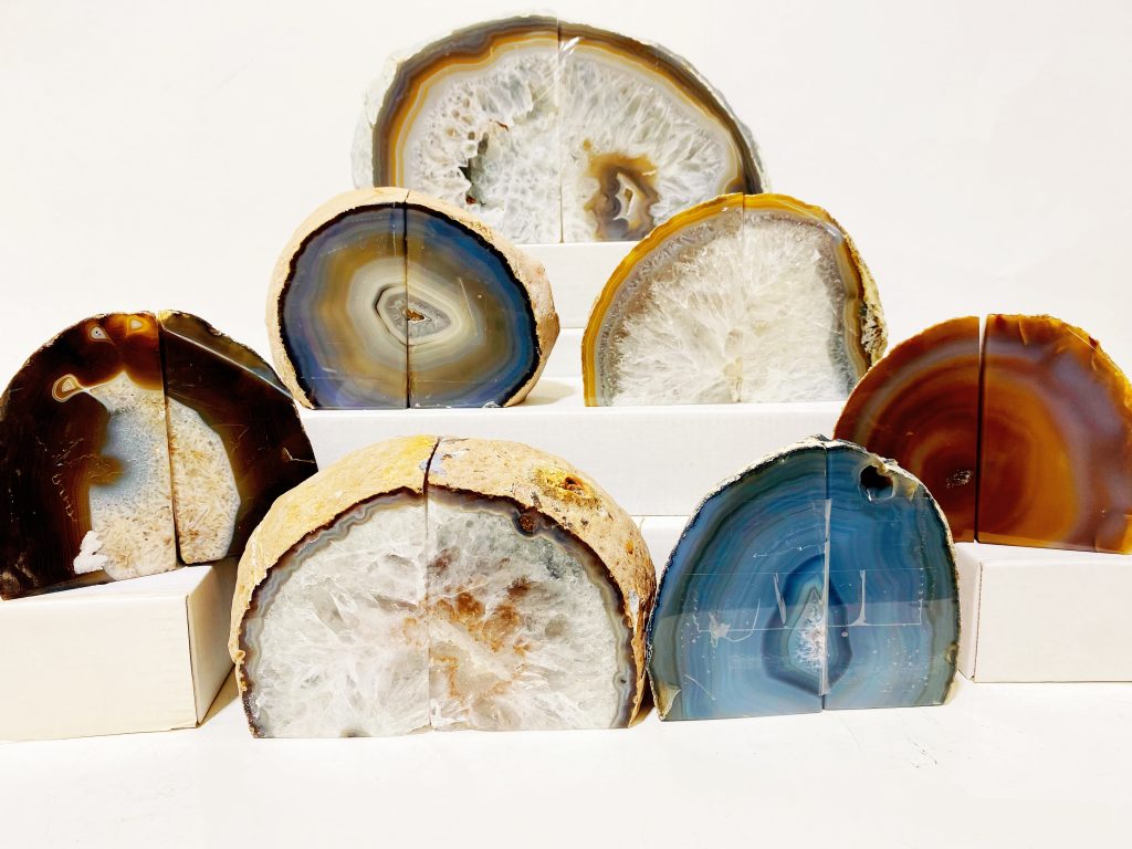 Agate Bookends 25 LBS